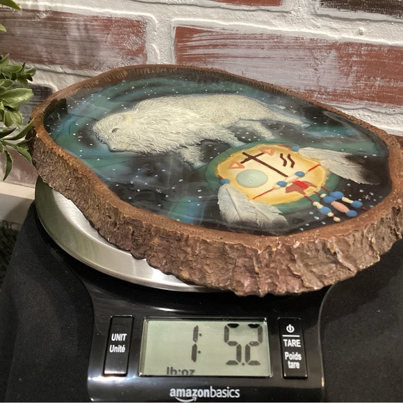 🟡 Stunning Buffalo Indian Headdress Stars & Sky Heavy Resin Wall Decor - Wow - Picture 7 of 11